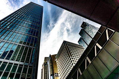 High-rise building low Angle shots
